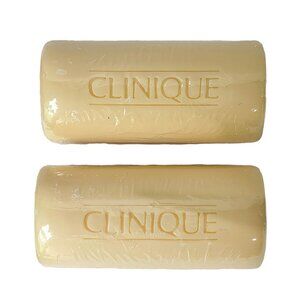 Clinique 2 Travel Size Mild Facial Bar Soap Net WT 1.7 Oz Made in USA NRFP